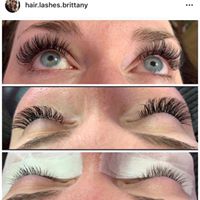 Volume Full Set of Lash Extensions by Brittany!